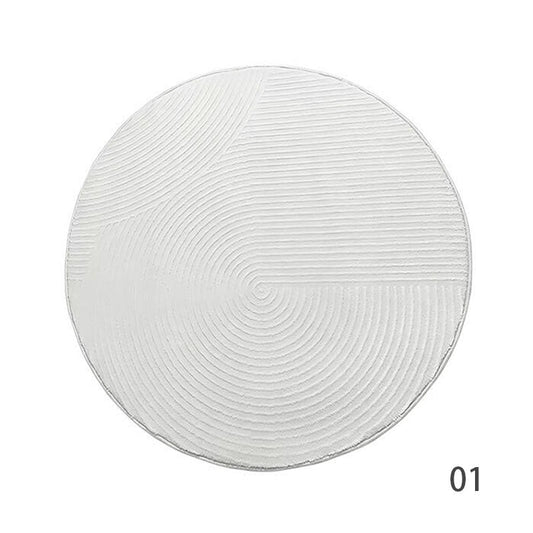 Classic Nordic-Style 3D Wilton Woven Carpet(HALFHALF)