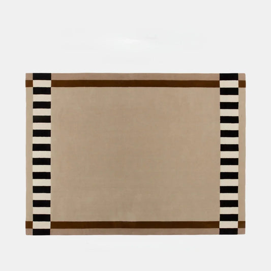 Premium Hand-Tufted Carpet(Frame Stripe)