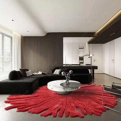Premium Hand-Tufted Carpet(Ember Bloom)