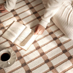 Premium Hand-Tufted Carpet(Biscuit)