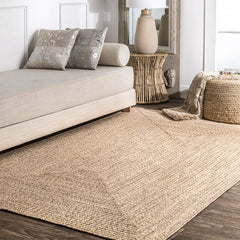 Japandi Handwoven Polypropylene Rug (Wa-fu 07 )