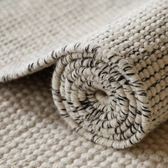Handwoven Carpet Crafted Only from Natural Materials — A High-Quality Piece Made to Last(Rock)