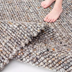 Premium Handwoven Natural Fiber Carpet(Pebble)