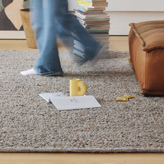 Premium Handwoven Natural Fiber Carpet(Pebble)
