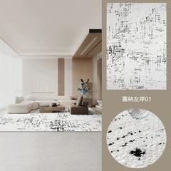 Outstanding Water Resistance! Premium Nordic-Style Waterproof Rug(Seine River)