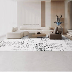 Outstanding Water Resistance! Premium Nordic-Style Waterproof Rug(Seine River)