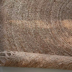 Natural Jute Rug – Summer-Friendly(Sunflower)