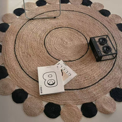 Natural Jute Rug – Summer-Friendly(Planet)