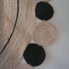 Natural Jute Rug – Summer-Friendly(Planet)