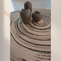 Natural Jute Rug – Summer-Friendly(Galaxy)