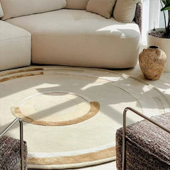 Premium Hand-Tufted Carpet(Circle)