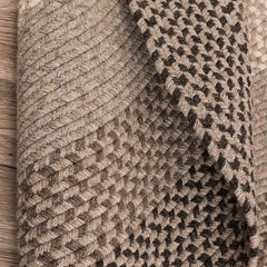 Handwoven carpet made with 90% natural yak wool and only natural materials(ORBIT)