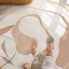Premium Hand-Tufted Carpet(Rose)