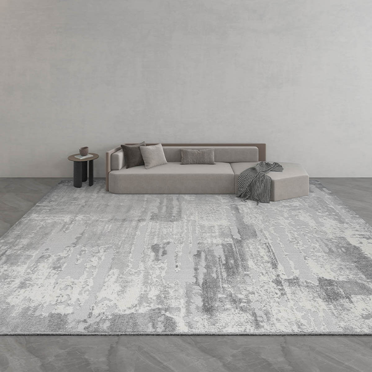Grey rug