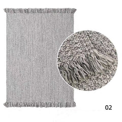 Reversible Handwoven Polypropylene Rug （SOFTY）