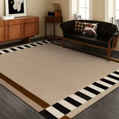 Premium Hand-Tufted Carpet（Frame Stripe）