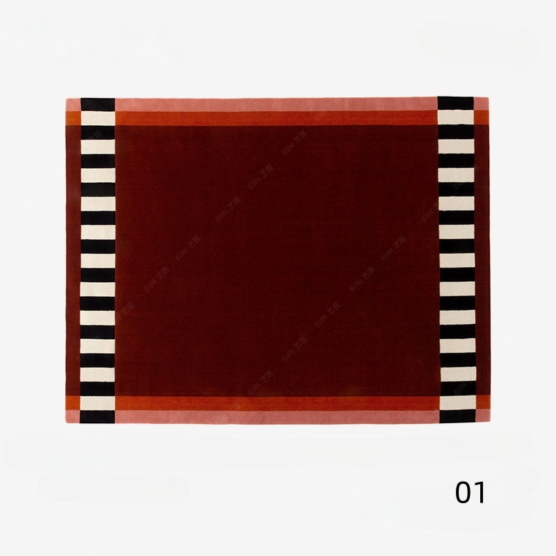 Premium Hand-Tufted Carpet（Frame Stripe）