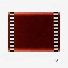 Premium Hand-Tufted Carpet（Frame Stripe）