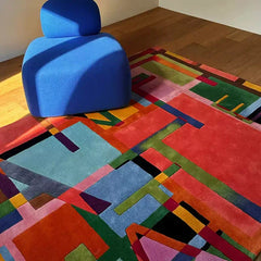 Premium Hand-Tufted Carpet（Chromatic Field）