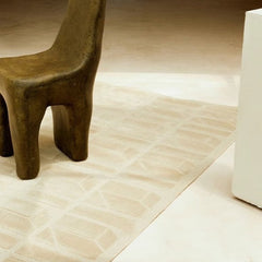 Premium Hand-Tufted Carpet（Cream Top）