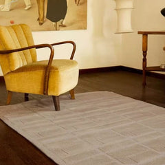 Premium Hand-Tufted Carpet（Cream Top）
