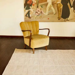 Premium Hand-Tufted Carpet（Cream Top）