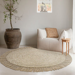 Natural Jute Rug – Summer-Friendly（29）