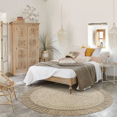 Natural Jute Rug – Summer-Friendly（29）