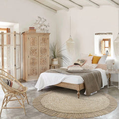 Natural Jute Rug – Summer-Friendly（29）