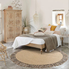 Natural Jute Rug – Summer-Friendly（03）