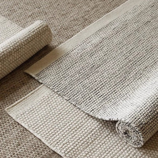 Handwoven Carpet Crafted Only from Natural Materials — A High-Quality Piece Made to Last（Rock）