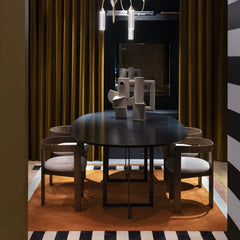 Premium Hand-Tufted Carpet（Frame Stripe）