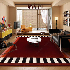 Premium Hand-Tufted Carpet（Frame Stripe）