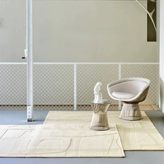 Premium Hand-Tufted Carpet（Muted Form）