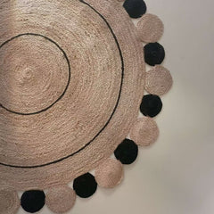 Natural Jute Rug – Summer-Friendly（Planet）