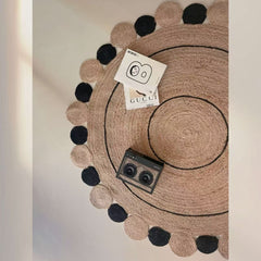 Natural Jute Rug – Summer-Friendly（Planet）