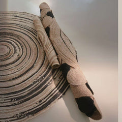 Natural Jute Rug – Summer-Friendly（Galaxy）