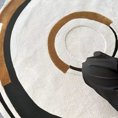 Premium Hand-Tufted Carpet（Circle）